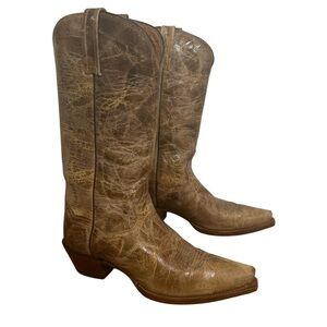 Dan Post Women’s Western Cowboys Cowgirl Leather Boots Style DP 3472 Size 8